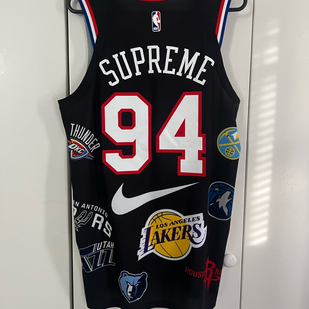 Supreme x Nike x NBA Teams Authentic Jersey